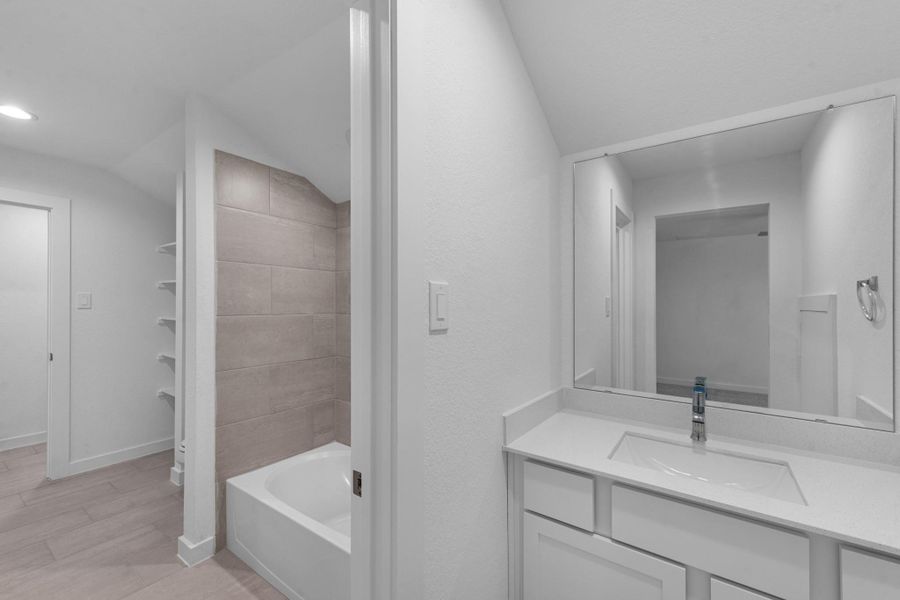 Furnished interior view inside a new home in Grand Mason Crossing, Katy (Image 13).