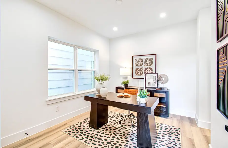 Furnished interior view inside a new home in , Houston (Image 5).