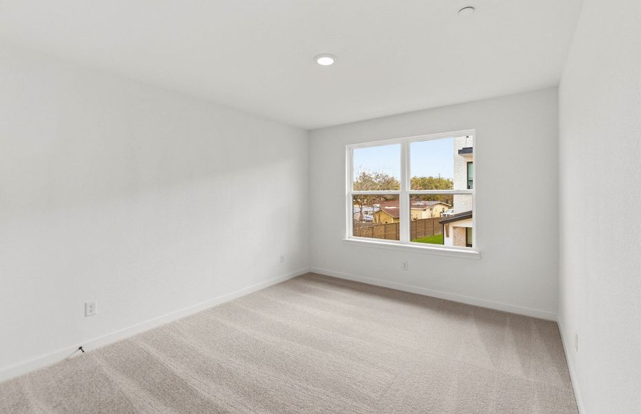 Spacious, unfurnished interior of a new home in Monarch on Main, Round Rock (Image 25).