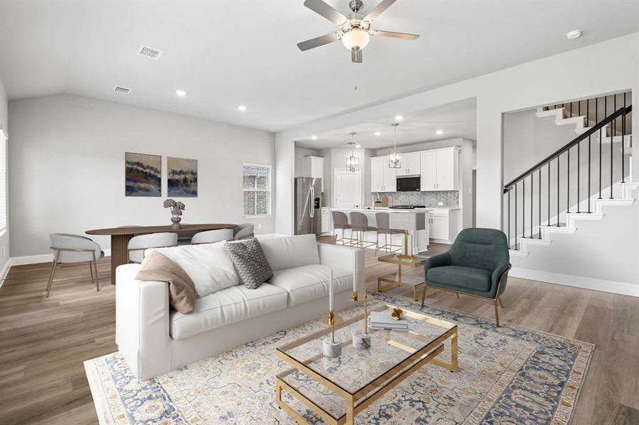 Photo is not of the actual home, but is an inspirational photo of builder’s model home and may depict options, furnishings, and/or decorator features that are not included.