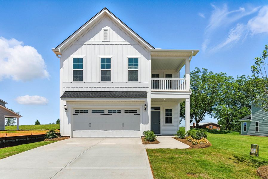 Front exterior of a new home in Six Oaks, Summerville, SC, highlighting curb appeal (Image 27).