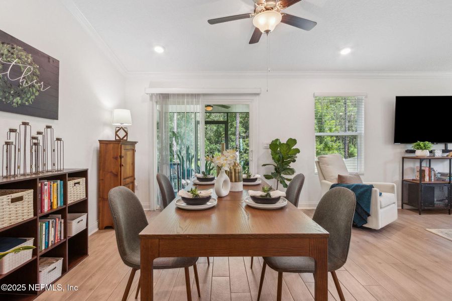 Furnished interior view inside a new home in Dorado at Entrada, St. Augustine (Image 6).