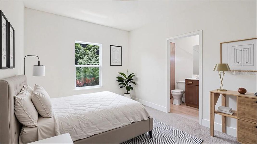 Furnished interior view inside a new home in Buchanan Trails, Newberry (Image 7). Furnished interior view inside a new home in Buchanan Trails, Newberry (Image 7).