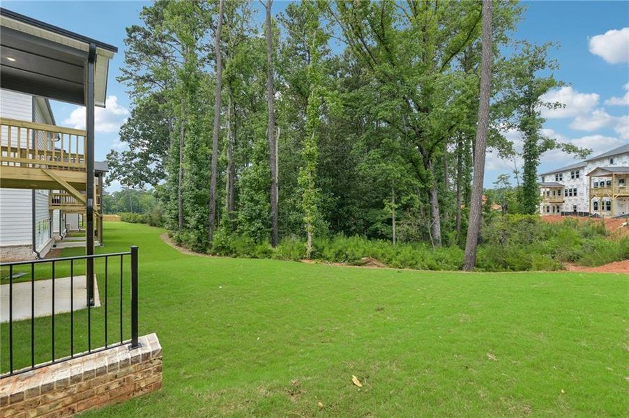 Exterior details and patio area of a home in Martin Springs - Estate Series, Lawrenceville (Image 25).