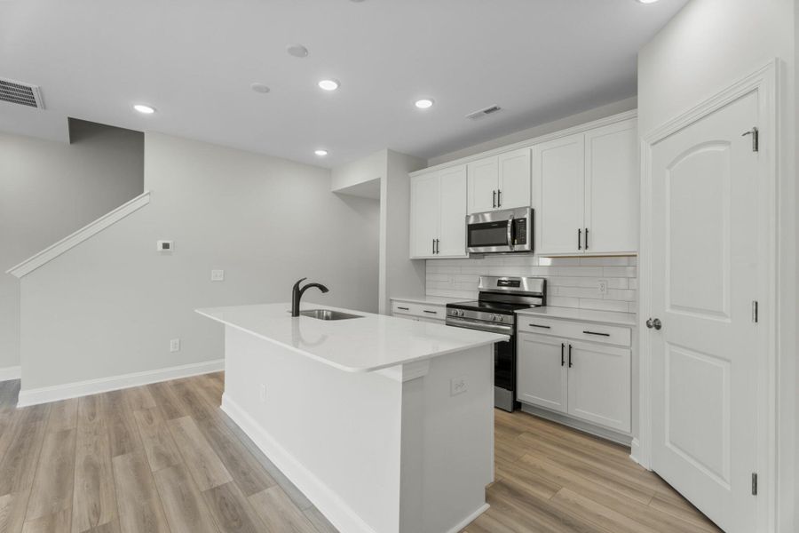 Furnished interior view inside a new home in Hopewell Garden, Winston-Salem (Image 8). Furnished interior view inside a new home in Hopewell Garden, Winston-Salem (Image 8).