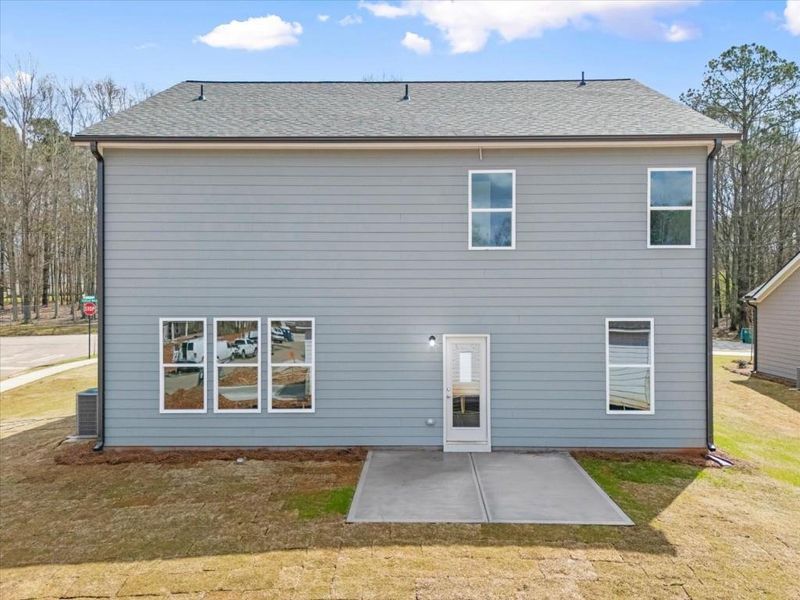 Exterior details and patio area of a home in , Statham (Image 20).