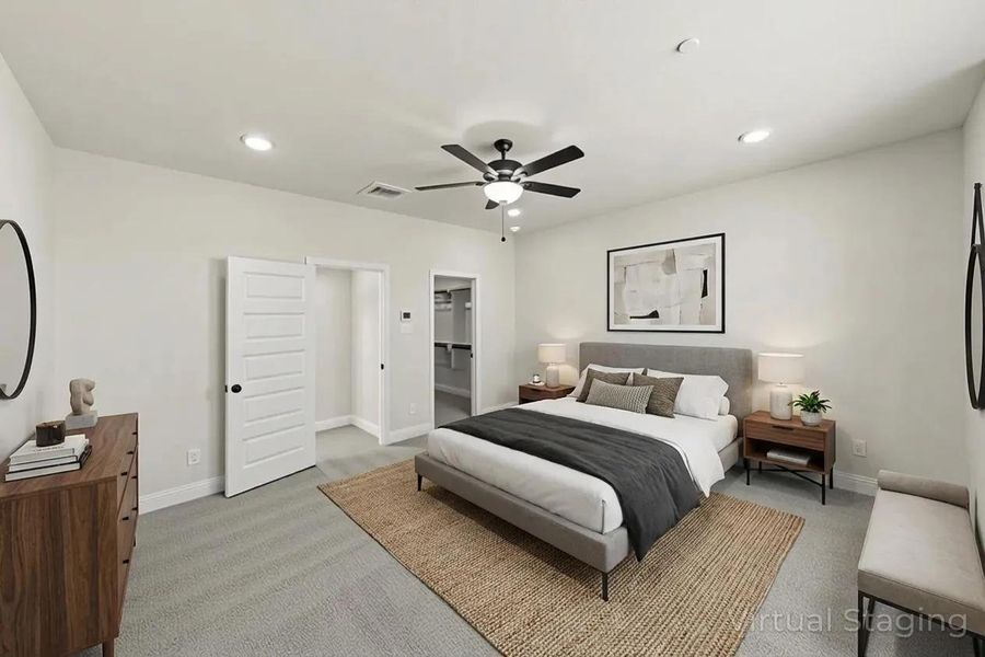 The Tessera A Primary Suite Bedroom