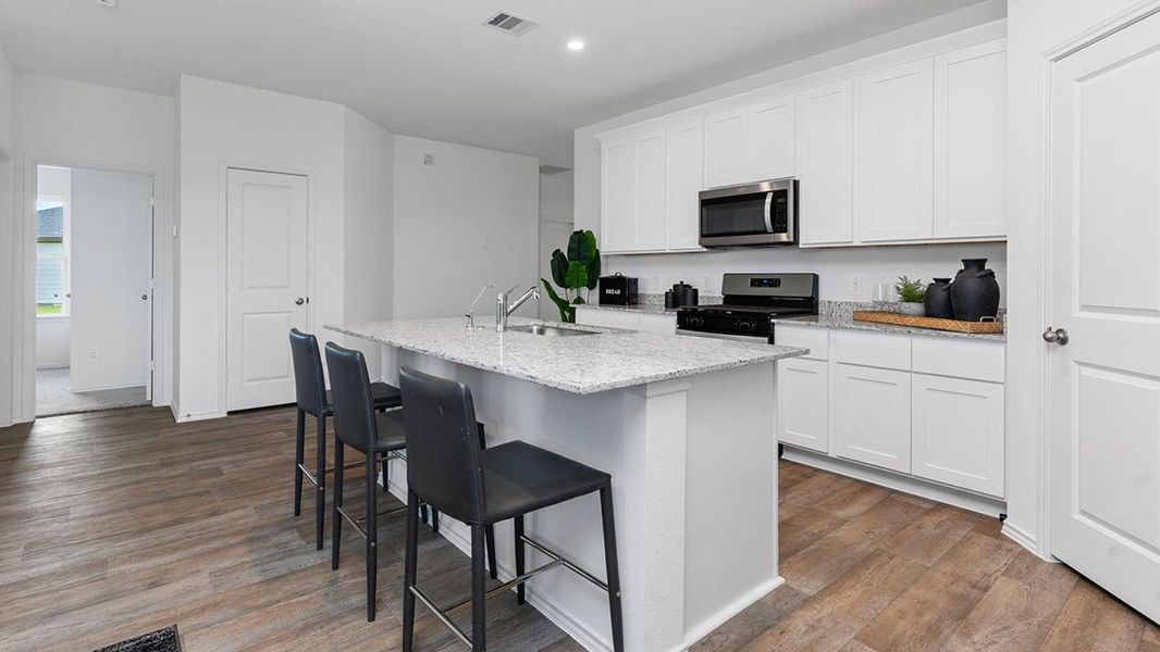Furnished interior view inside a new home in Tamarron, Fulshear (Image 14).