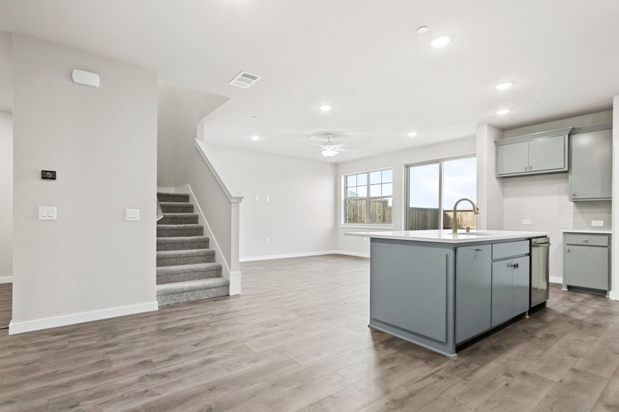 Furnished interior view inside a new home in Wildridge, Oak Point (Image 9).