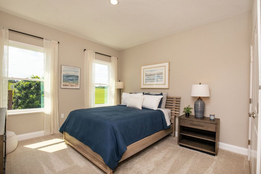 Representative furnished interior of a home built from the Huntington by Maronda Homes in Coastal Communities, Edgewater (Image 19).