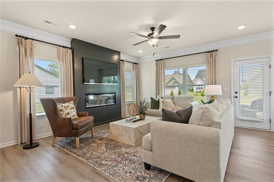 Furnished interior view inside a new home in Hillcrest Park, Ringgold (Image 22).