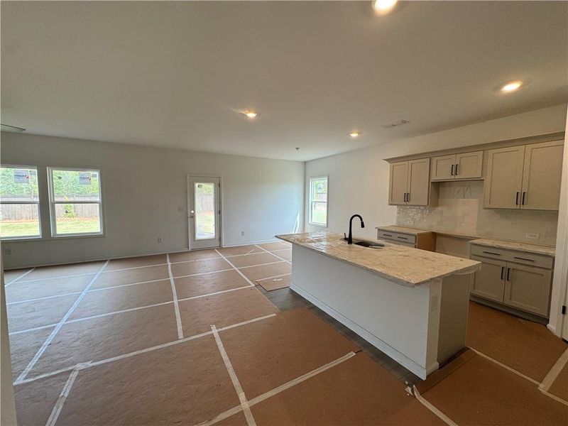 In-progress construction of a new home in Langston Reserve, Cartersville, GA (Image 21).