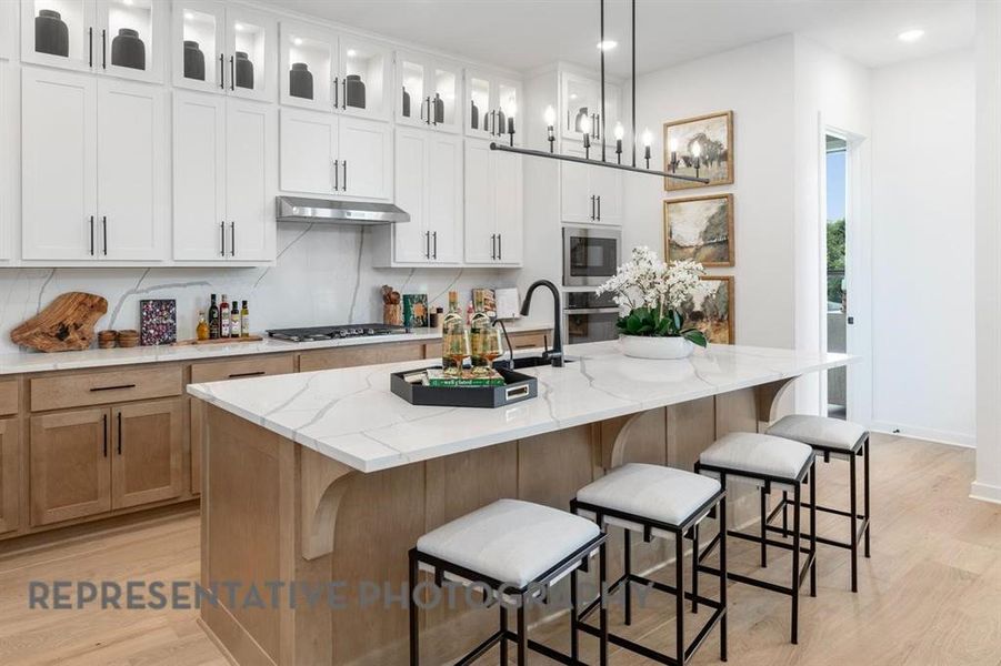 Furnished interior view inside a new home in Landmark, Denton (Image 4).