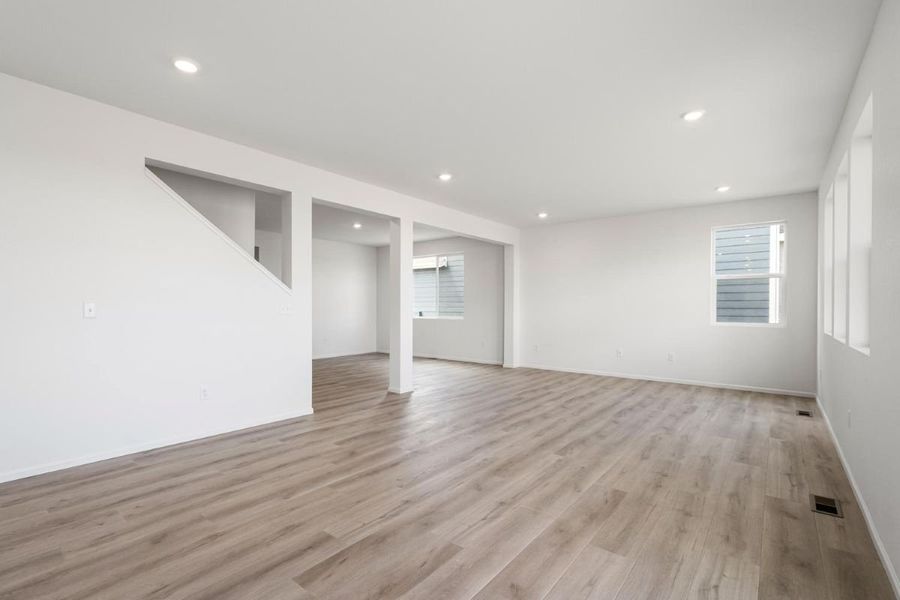 Spacious, unfurnished interior of a new home in Bennett Crossing Reserve, Bennett (Image 16). Spacious, unfurnished interior of a new home in Bennett Crossing Reserve, Bennett (Image 16).