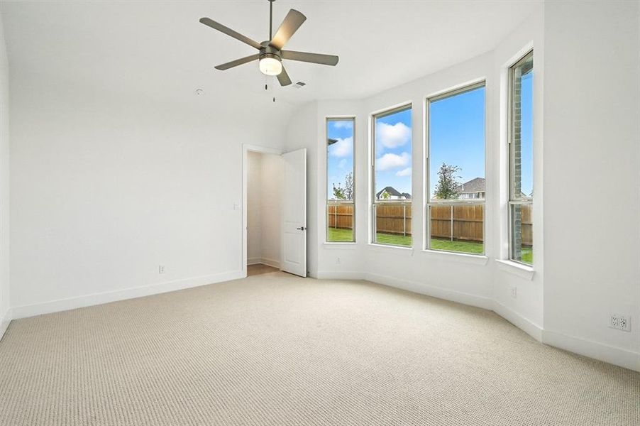 Spacious, unfurnished interior of a new home in Wildflower Ranch: Artisan Series - 60ft. lots, Dish (Image 17).