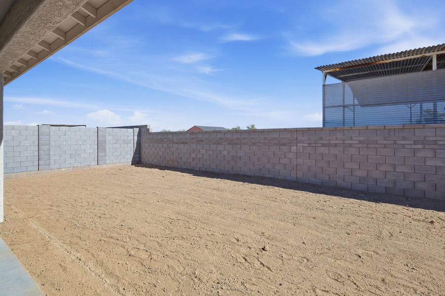 Exterior details and patio area of a home in Montana Vista - Summit: Summit, Buckeye (Image 2). Exterior details and patio area of a home in Montana Vista - Summit: Summit, Buckeye (Image 2).