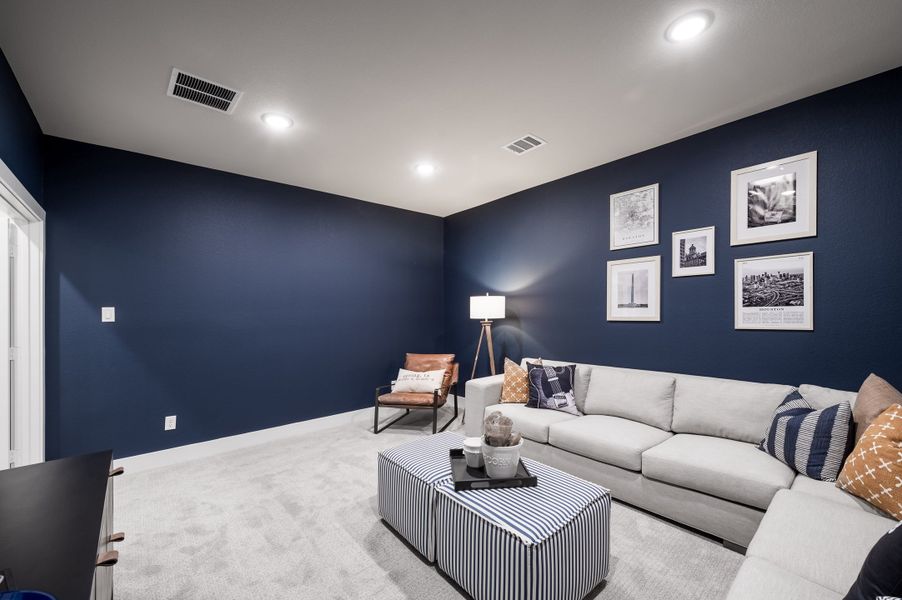 Representative furnished interior of a home built from the Snyder by Tri Pointe Homes in Harvest Green, Richmond (Image 12).