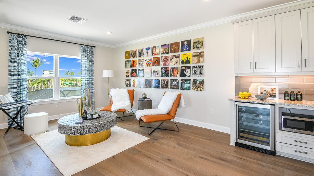 Furnished interior view inside a new home in Esplanade by the Islands, Naples (Image 22). Furnished interior view inside a new home in Esplanade by the Islands, Naples (Image 22).