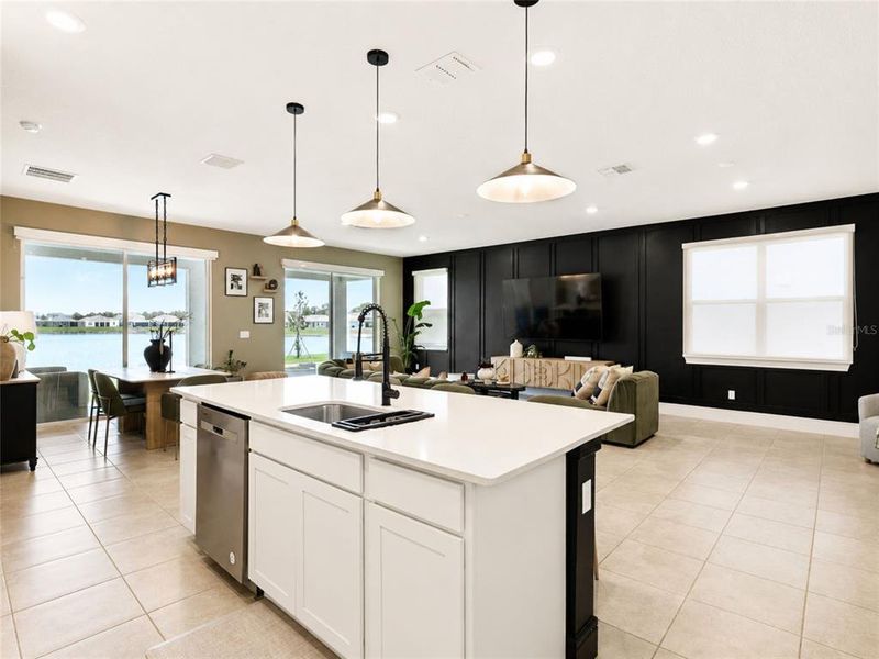 Furnished interior view inside a new home in , St. Cloud (Image 31).