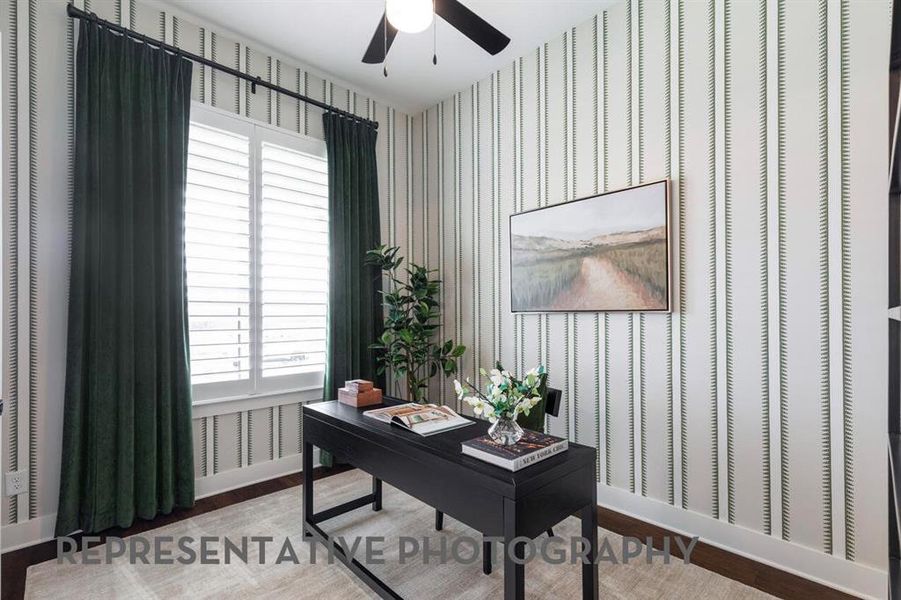 Furnished interior view inside a new home in Sonoma Verde, McLendon-Chisholm (Image 37).