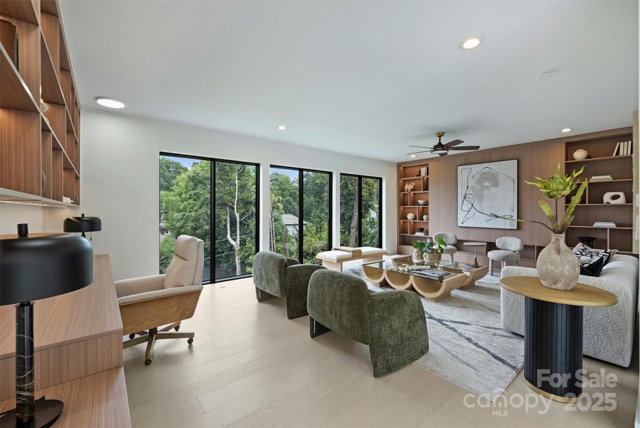 Furnished interior view inside a new home in , Charlotte (Image 28).