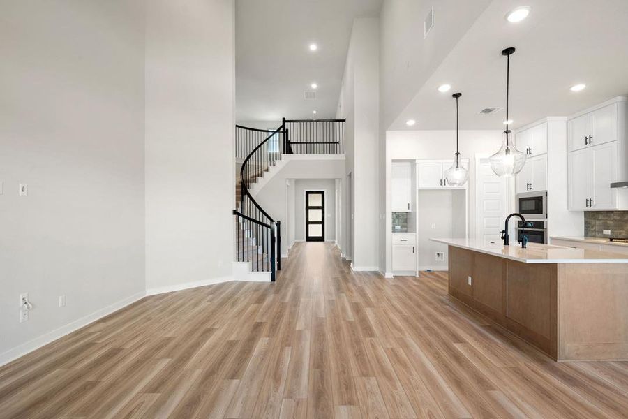 Furnished interior view inside a new home in Lagos Reserve, Manor (Image 6).