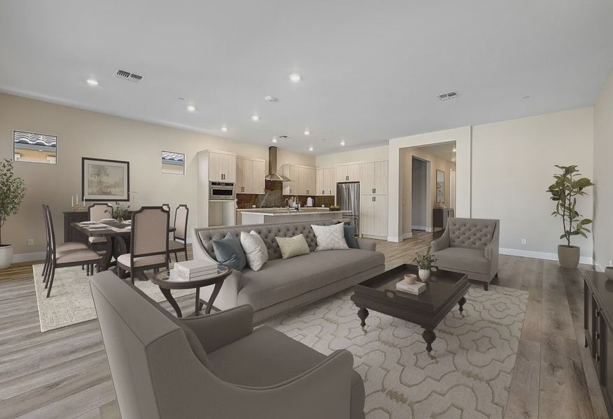 Virtually Staged Ridgecrest Vantage HS 31 Great Room - 3 of 13