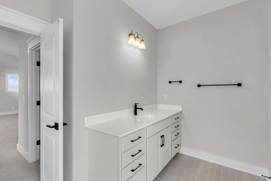 Furnished interior view inside a new home in Tidewater at Lakes of Cane Bay, Summerville (Image 3).