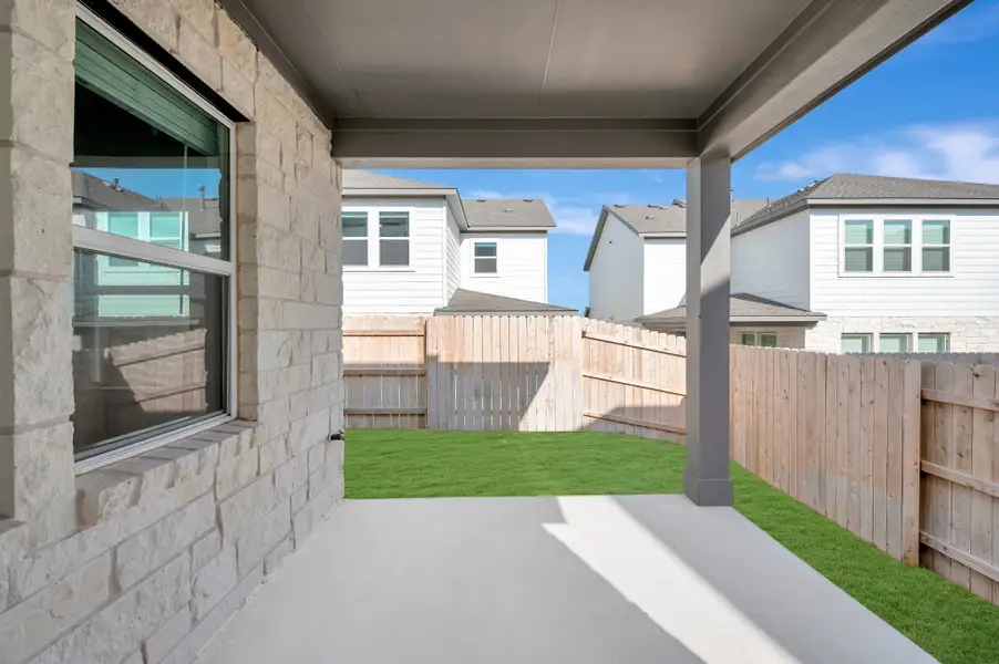 Exterior details and patio area of a home in Park Central, Georgetown (Image 29). Exterior details and patio area of a home in Park Central, Georgetown (Image 29).