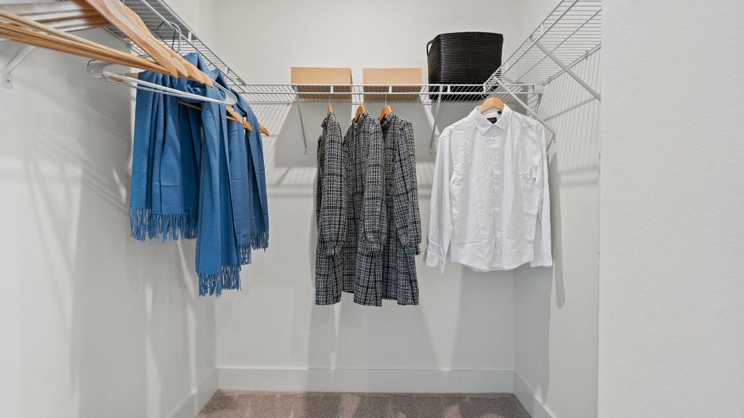 Furnished interior view inside a new home in Parkview at Hamlin, Winter Garden (Image 33).