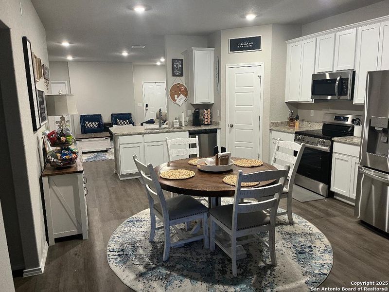 Furnished interior view inside a new home in , San Antonio (Image 16). Furnished interior view inside a new home in , San Antonio (Image 16).