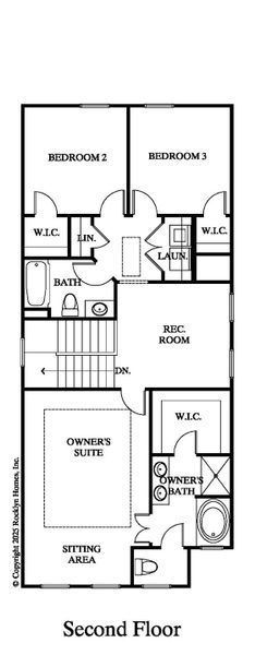 2D floor plan layout for the Hanover by Rocklyn Homes in Tribute, Hoschton, GA (Image 5). 2D floor plan layout for the Hanover by Rocklyn Homes in Tribute, Hoschton, GA (Image 5).