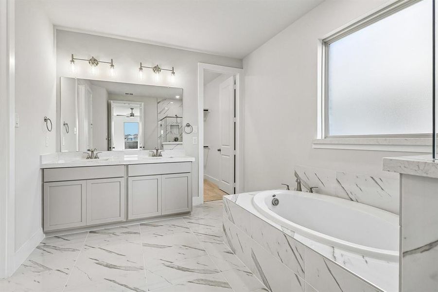Furnished interior view inside a new home in Lilyana, Celina (Image 6).