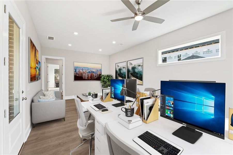 Furnished interior view inside a new home in Ashbury Commons, Powder Springs (Image 7).