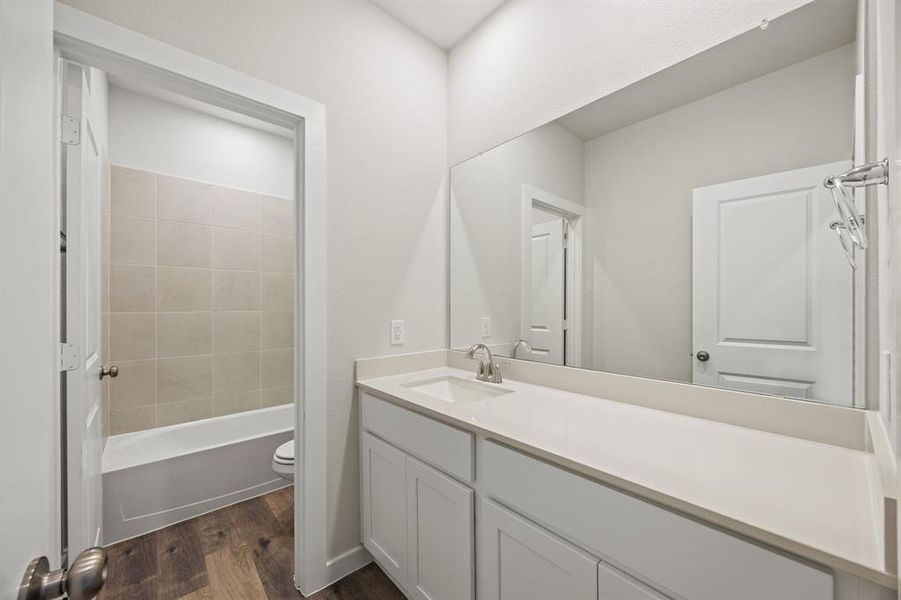 Furnished interior view inside a new home in MiraVerde, Crowley (Image 9). Furnished interior view inside a new home in MiraVerde, Crowley (Image 9).