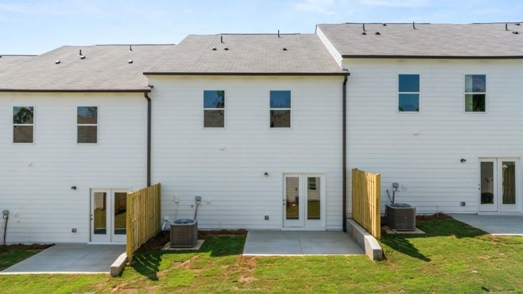 Exterior details and patio area of a home in Rolling Meadows, Jasper (Image 3).
