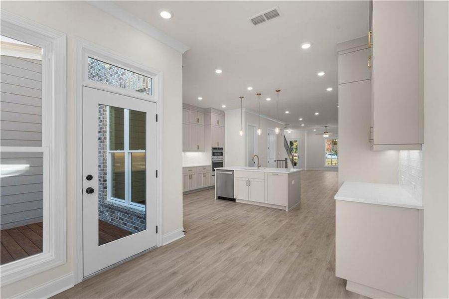 Furnished interior view inside a new home in , Johns Creek (Image 31).