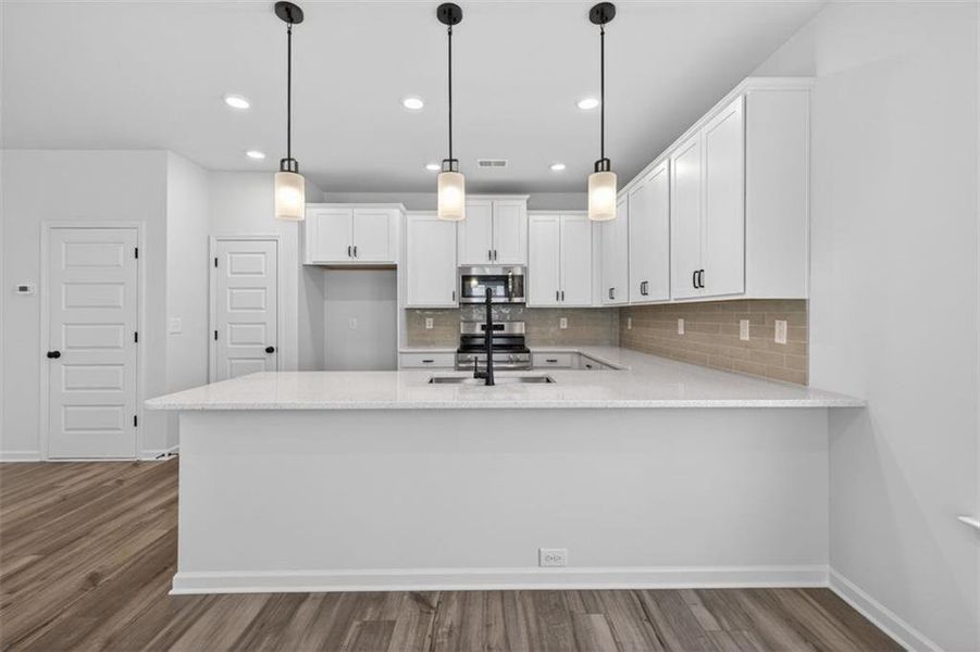 Furnished interior view inside a new home in Sanders Park, Austell (Image 5).