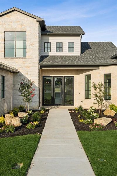 Exterior details and patio area of a home in , Midlothian (Image 29). Exterior details and patio area of a home in , Midlothian (Image 29).
