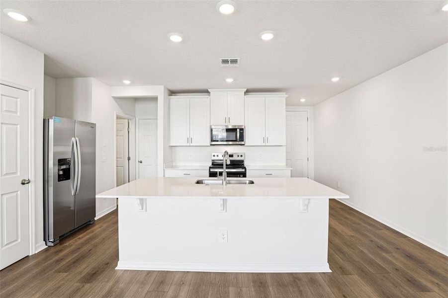 Furnished interior view inside a new home in The Meadow at Crossprairie Bungalows, St. Cloud (Image 7).