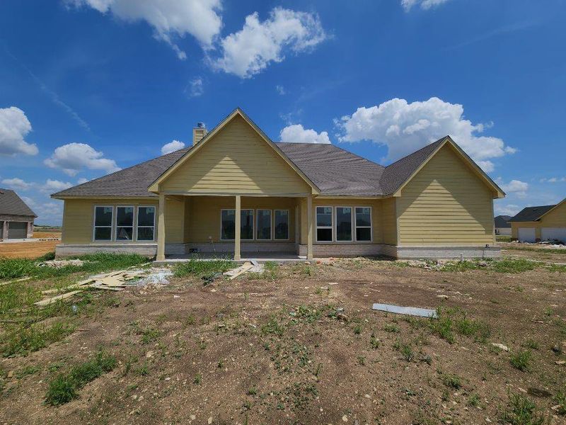In-progress construction of a new home in Rocky Top, Krum, TX (Image 12).