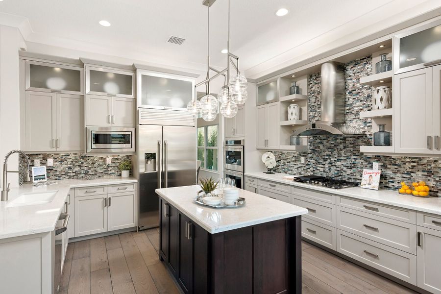 Representative furnished interior of a home built from the Carlyle by GL Homes in Valencia Grand (55+), Boynton Beach (Image 4).