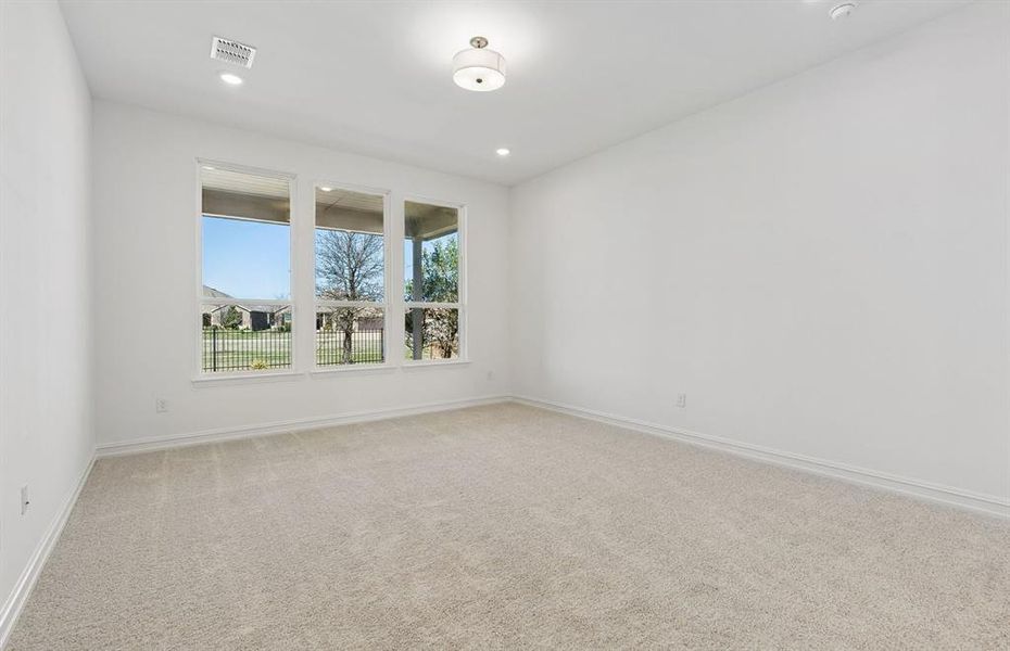 Large windows in owner's suite