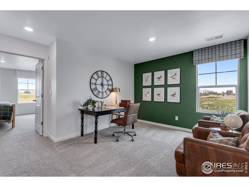 Furnished interior view inside a new home in Vista Meadows, Fort Lupton (Image 21).