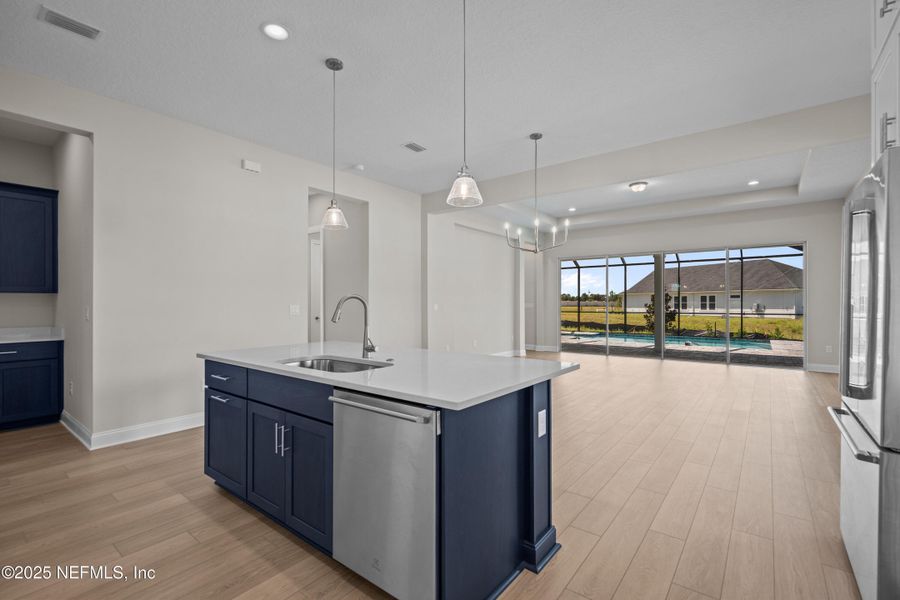 Furnished interior view inside a new home in Madeira, St. Augustine (Image 7). Furnished interior view inside a new home in Madeira, St. Augustine (Image 7).