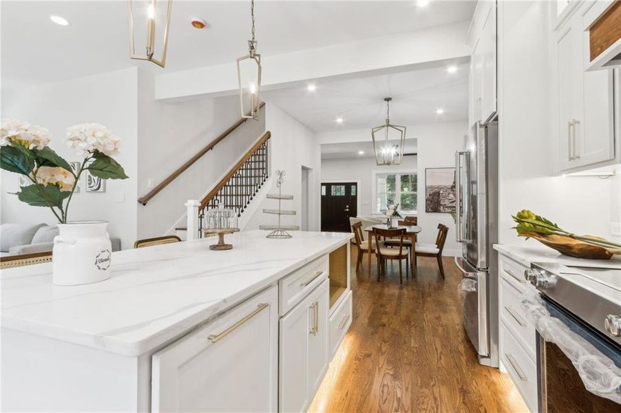Furnished interior view inside a new home in , Pine Lake (Image 45).