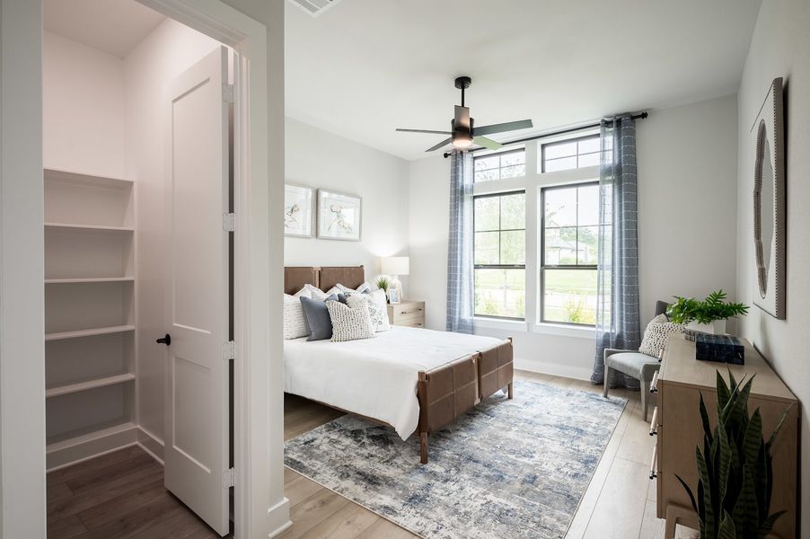 Representative furnished interior of a home built from the Meritage by Tri Pointe Homes in Legacy Grove, Montgomery (Image 49).
