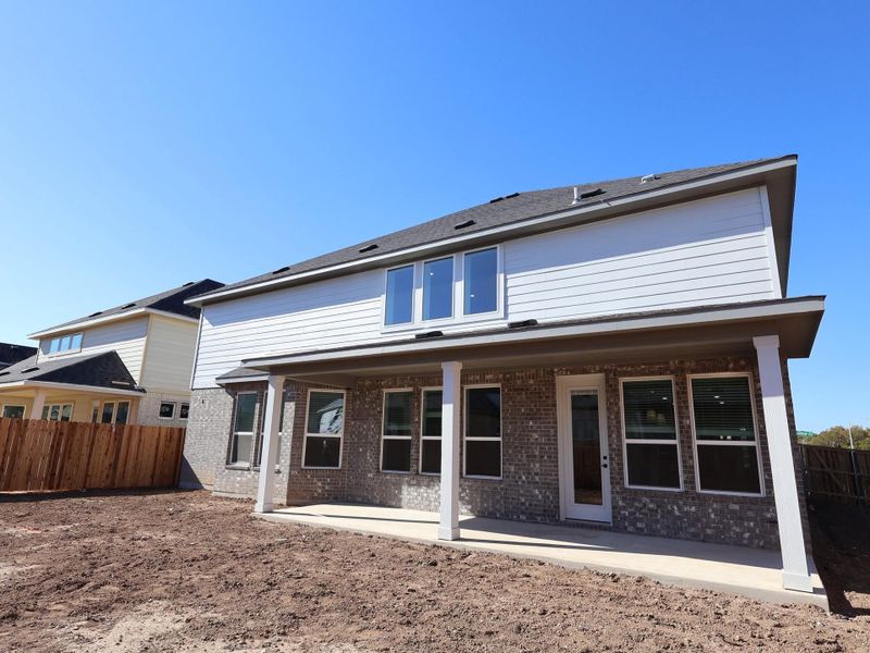 Exterior details and patio area of a home in Barksdale, Leander (Image 14). Exterior details and patio area of a home in Barksdale, Leander (Image 14).