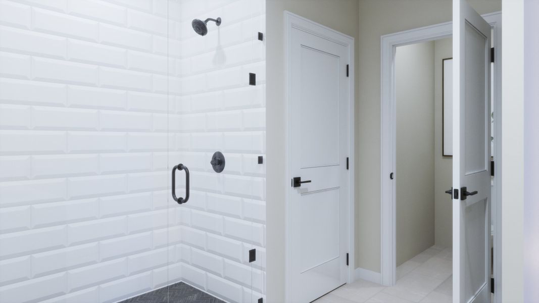 Representative interior finishes for a home built from the Firelight by Risewell Homes in Elara at Moonlight, Maricopa (Image 13).