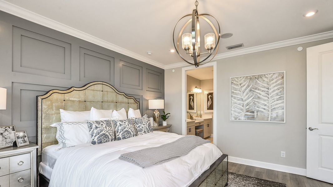 Furnished interior view inside a new home in Esplanade by the Islands Coach Homes, Naples (Image 10).